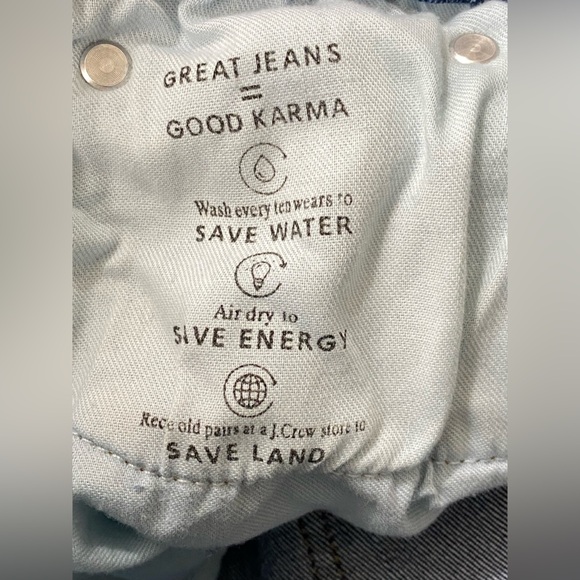 J.Crew Women’s Size 28 Slim Boyfriend Jean Raw Hem Distressed Jeans - Picture 10 of 11